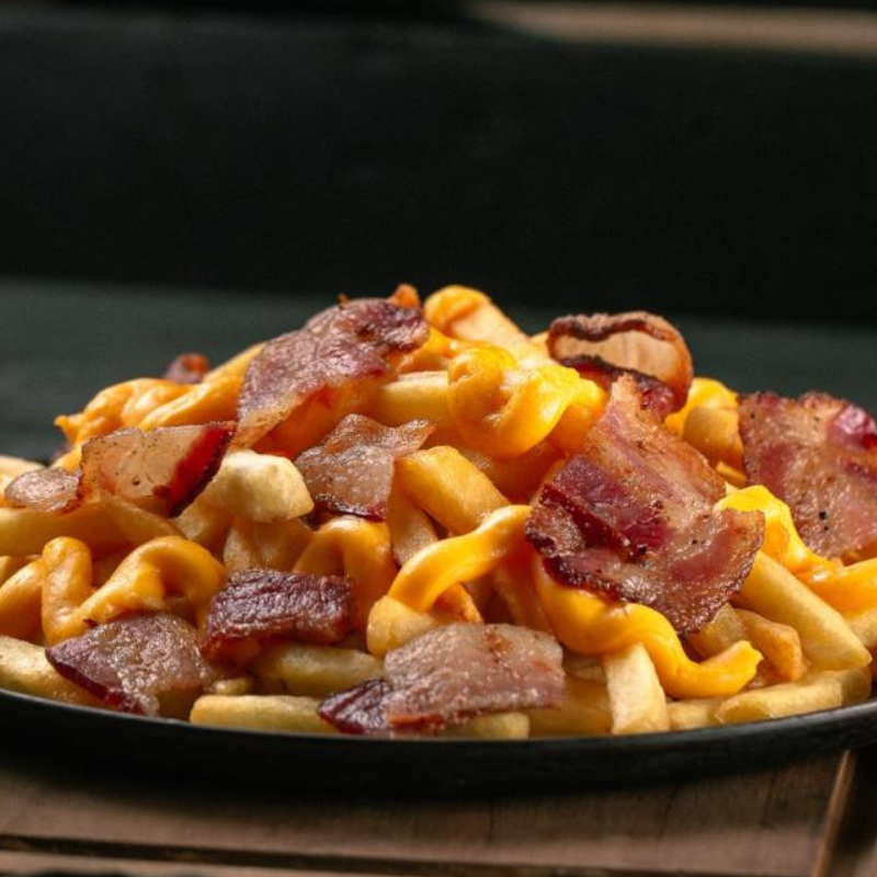 Batata com Cheddar e Bacon