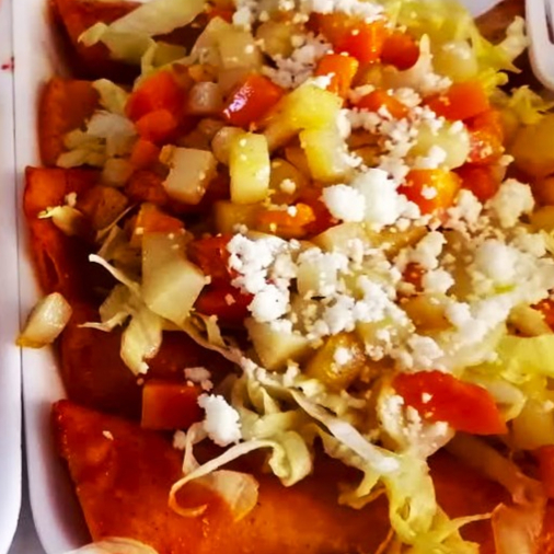 ENCHILADAS MINERAS POLLO