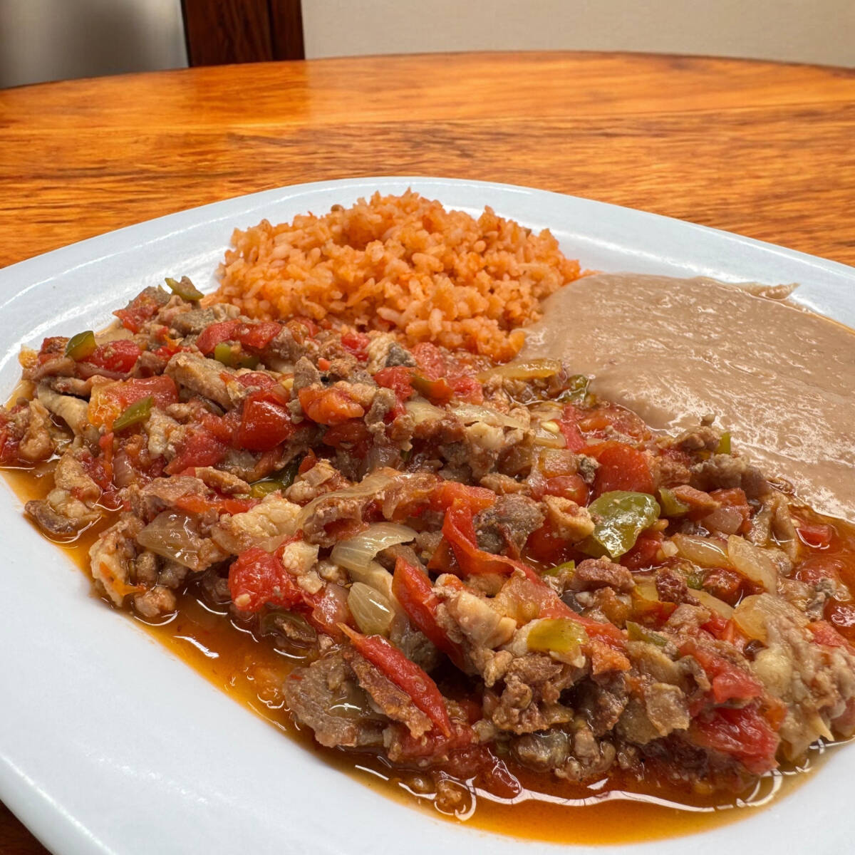 Bistec a la mexicana