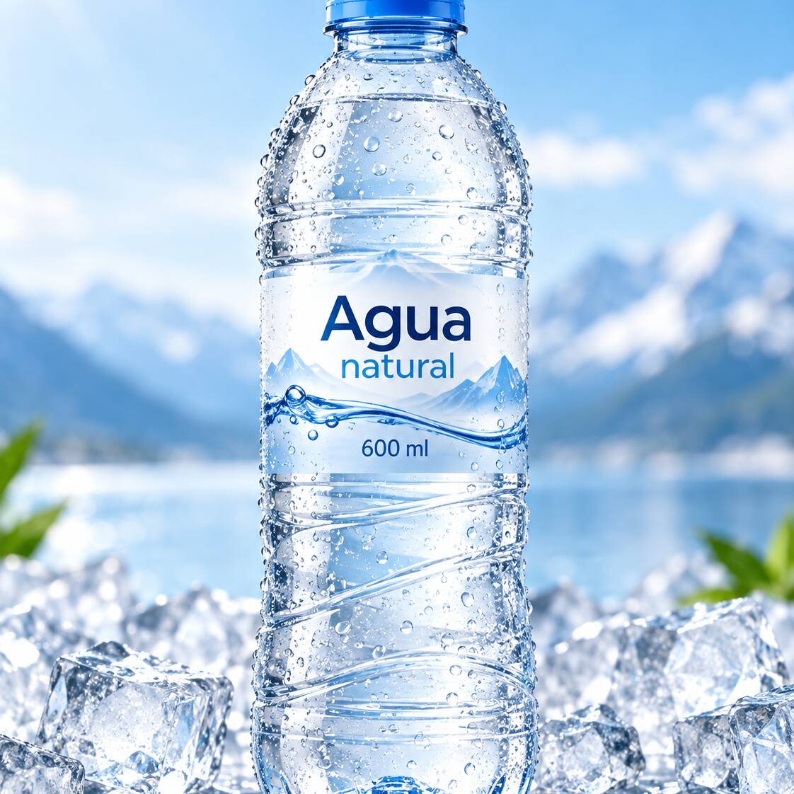 Agua natural de 600 ML