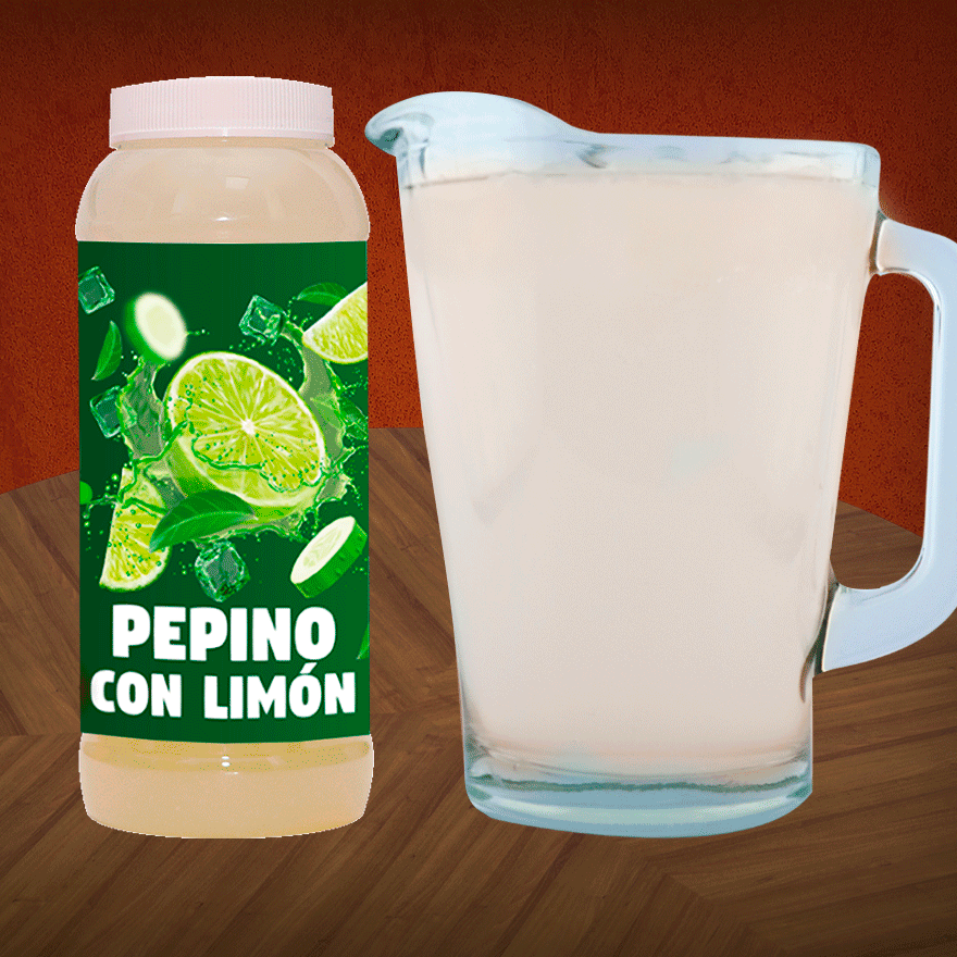 Agua de Pepino con Limón 1 L