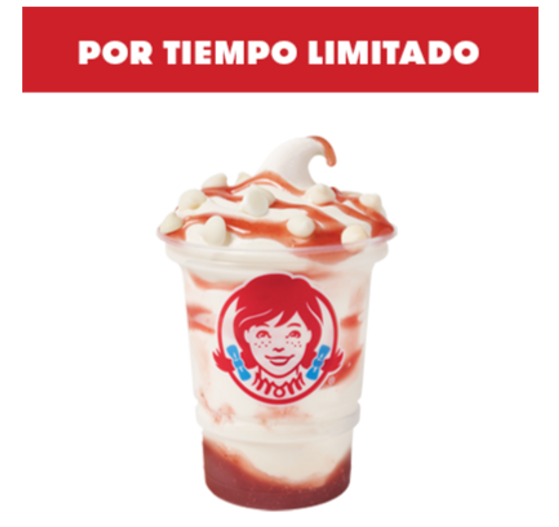 Regular Frosty de Fresas con Crema Vainilla