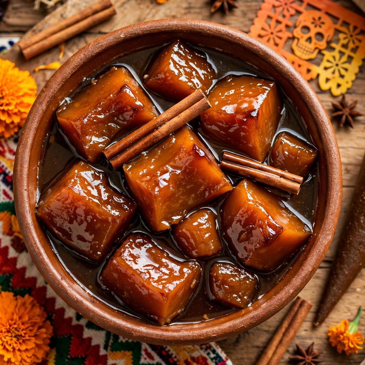 Calabaza en dulce de piloncillo 400 gs