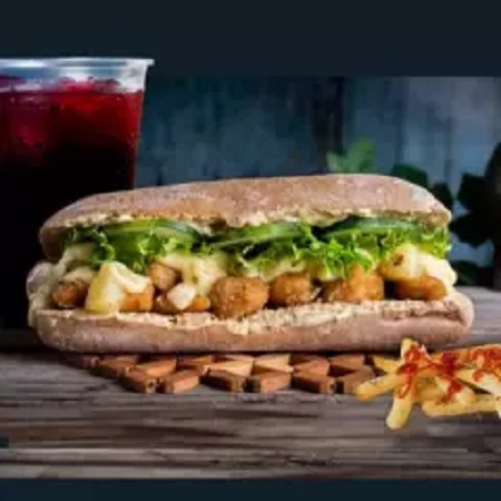 Combo Chapata Hawaiian Chicken + Papas + Agua 👌