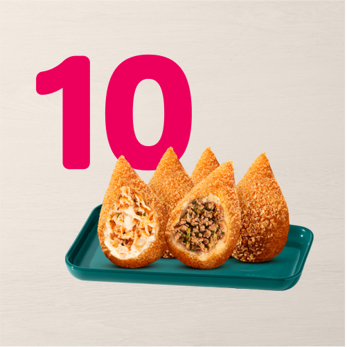 10 coxinhas com recheios diferenciados e saborosos. Imperdível!