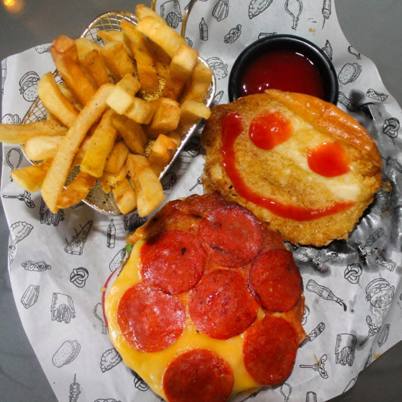 Hamburguesa Pizza