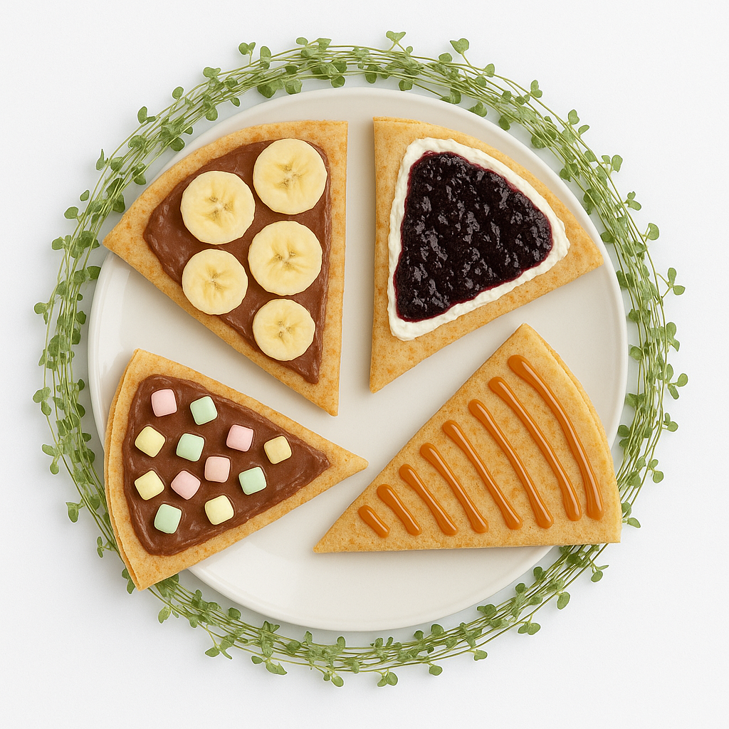 Combo cuatro crepas combinadas