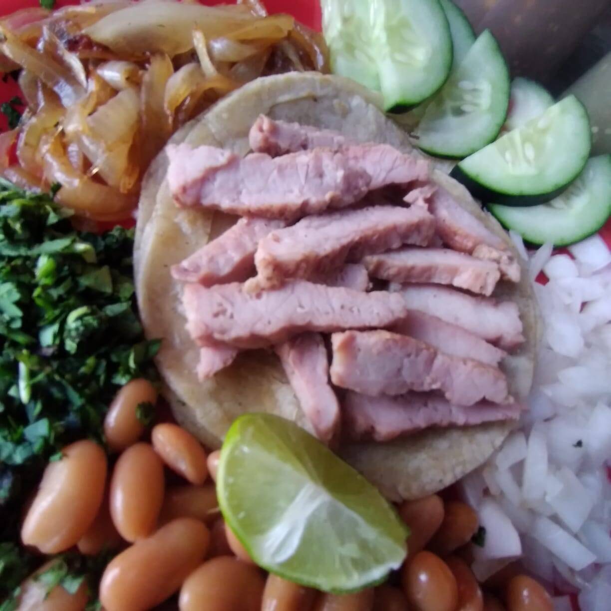Taco de Arrachera - 14 cm