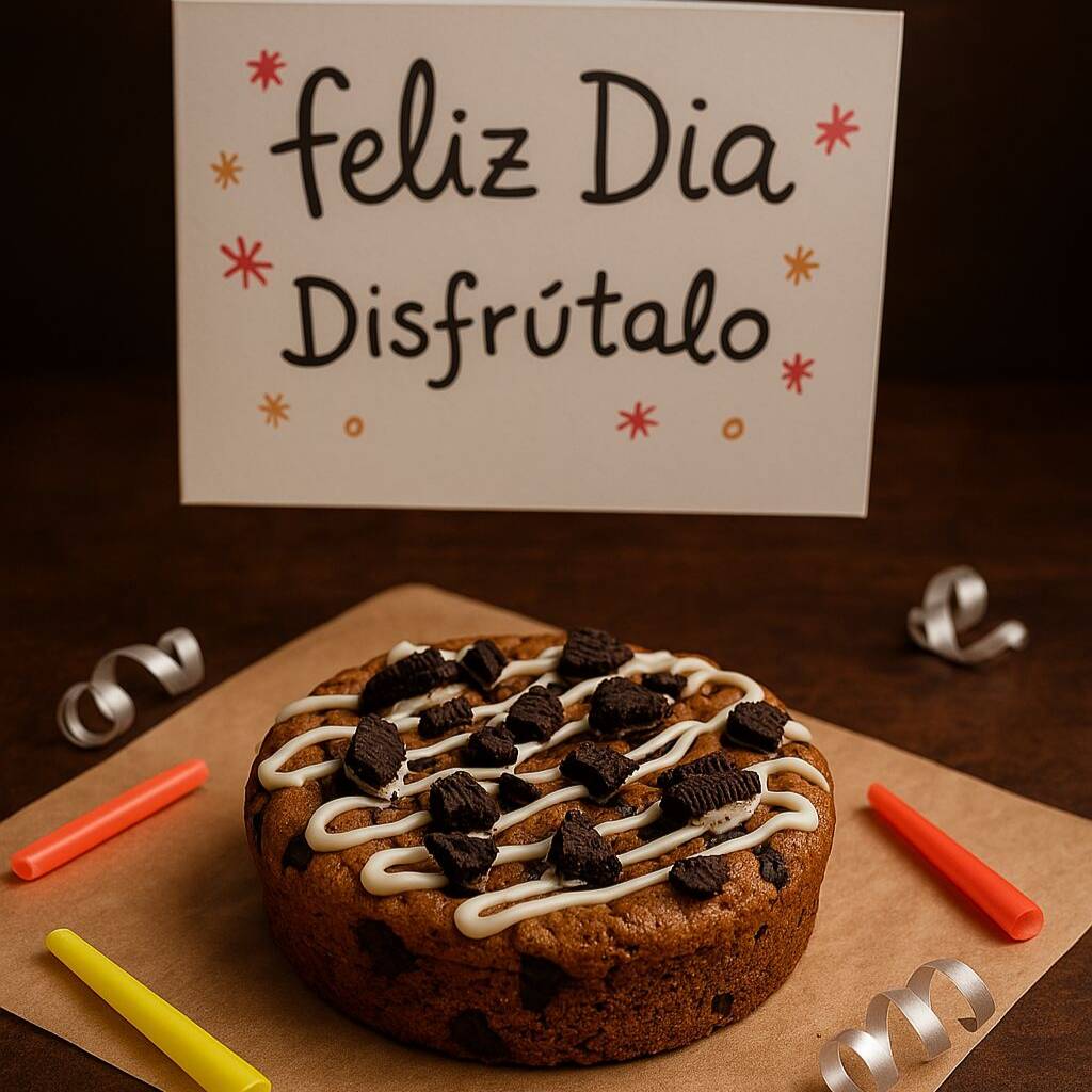 Cookies Redonda con Mensaje