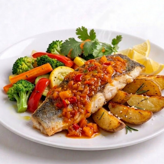 Pescado en Salsa de Ají