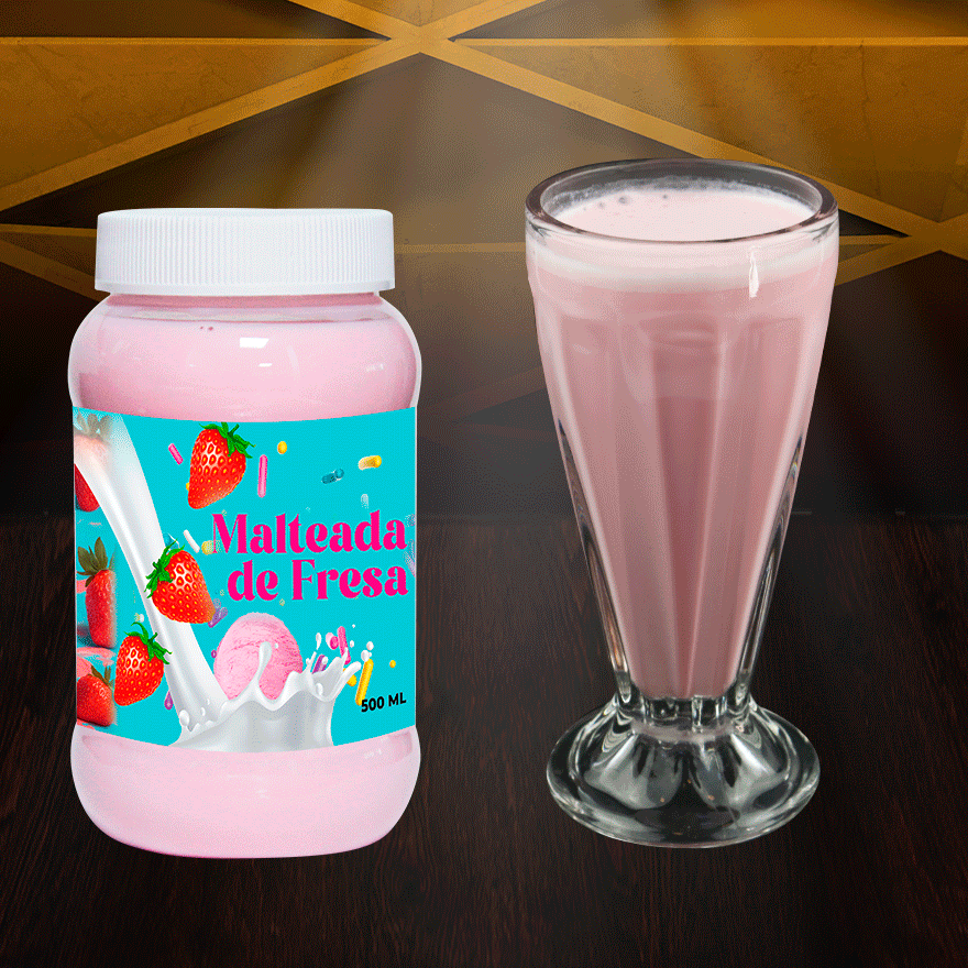 Malteada De Fresa 500 ml