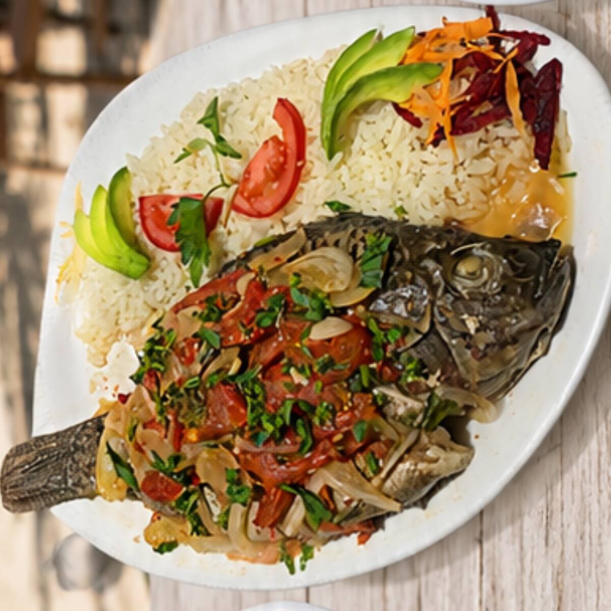Pescado Empapelado al Vapor