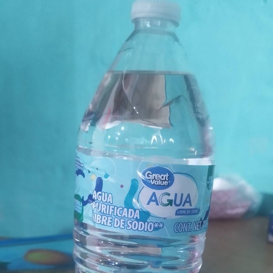 Agua natural de 1 litro