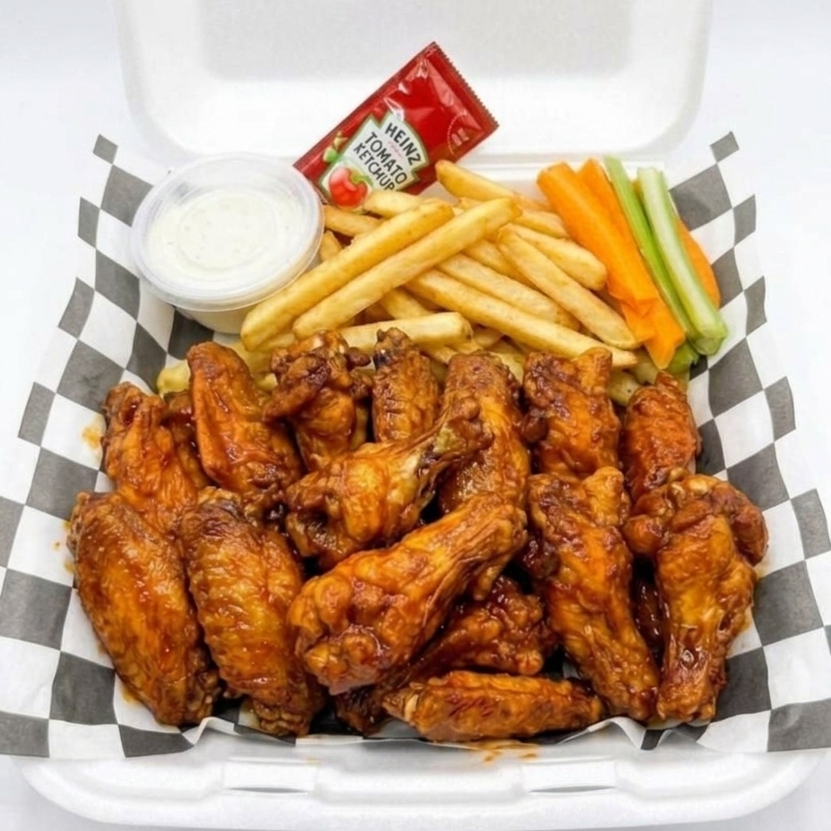 20 Alitas más Papas 150 g
