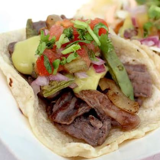 Taco Cecina Natural de Yecapixtla
