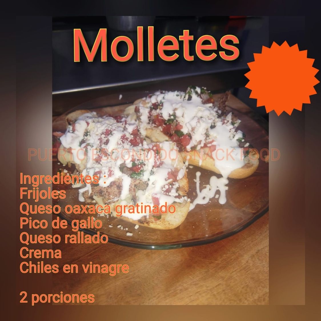 Molletes (2 Piezas)