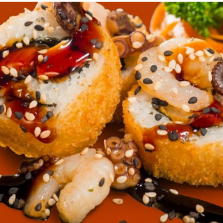 Tritón Roll(Anguila & ajonjolí)