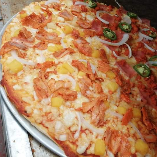 Pizza Redonda Jumbo Hawaiana o Tus Ingredientes Fa