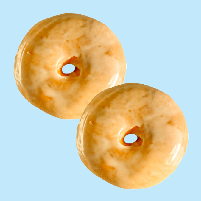2 Pack Donas Glaseadas