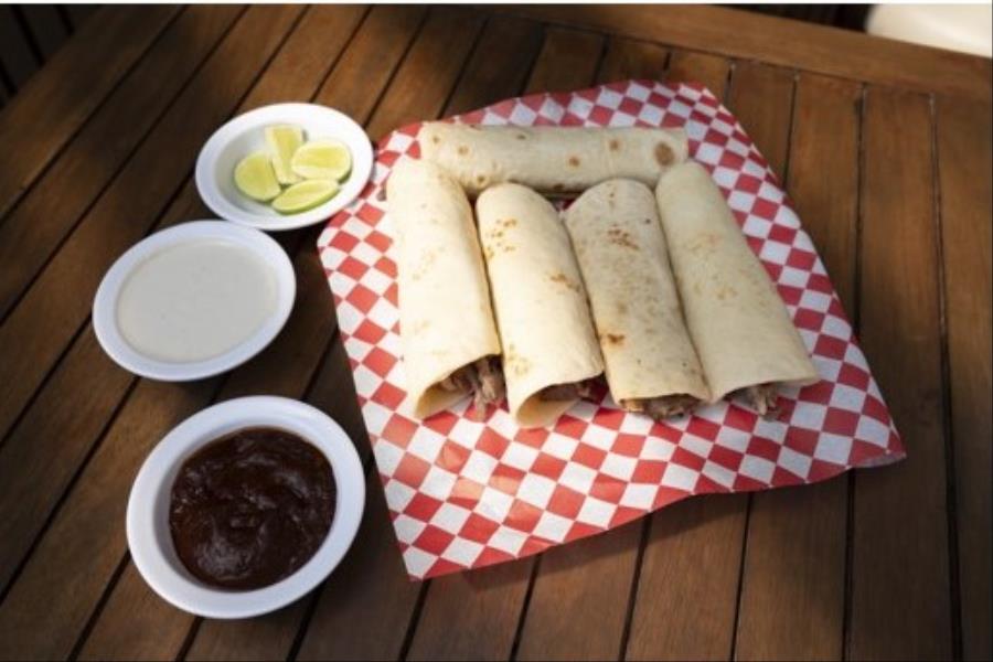 PQT2. 5 TACOS ARABES S/QUESO +1 REFRESCO