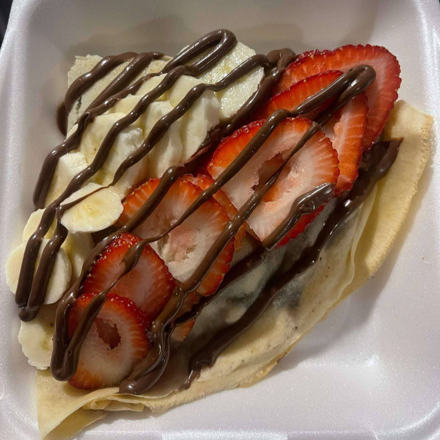 Crepa de Fresa, Platano y NUTELLA