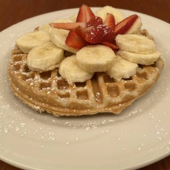 Waffle Con Platano