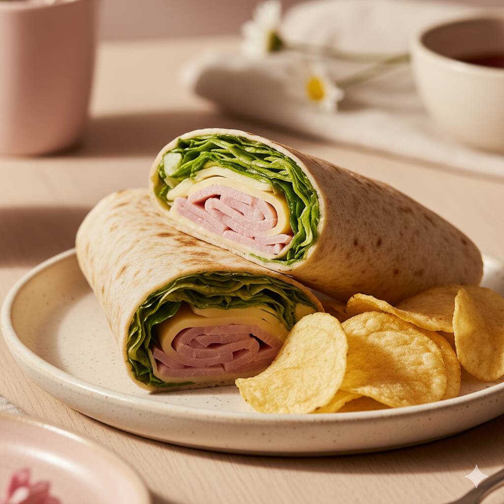 Wrap de Jamón y Queso 3 uds