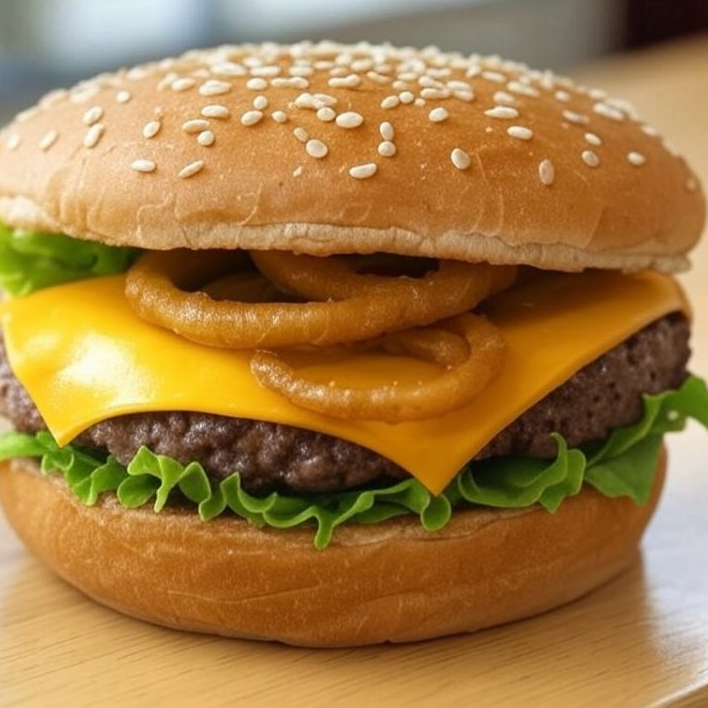 Hamburguesa SWEET ONION + Papa Frita