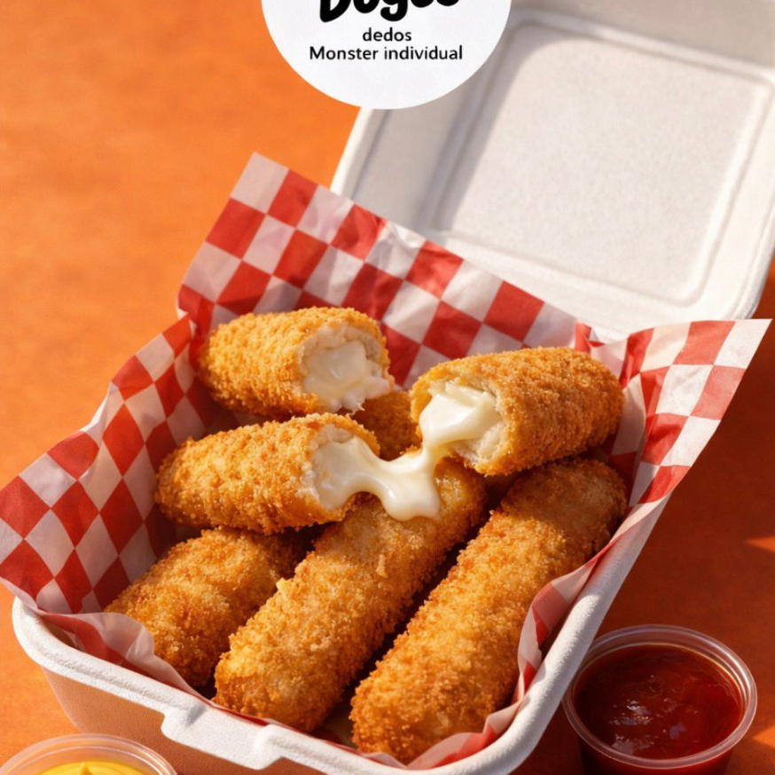 Dedos de queso orden grande