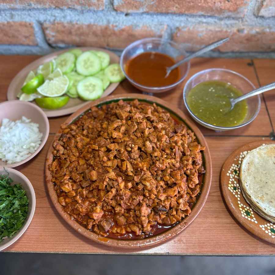 1/4 Kg de Carne Enchilada Tipo Pastor