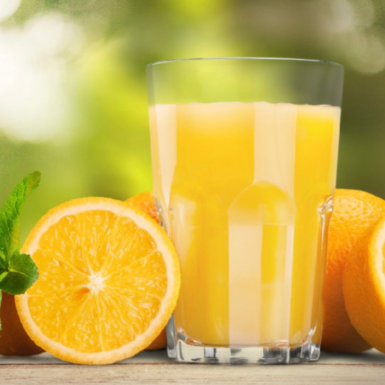 Suco cítrico e antioxidante com laranja, cenoura e um toque de gengibre.