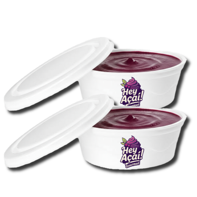 2 Tigelas 1 litro ( tigela 1 - Beijinho, Ouro Branco, Mousse de Ninho, Leite em pó,Banana) ( tigela 2- Brigadeiro,Kit Kat, Mousse Ninho,Morango,Ovomaltine)