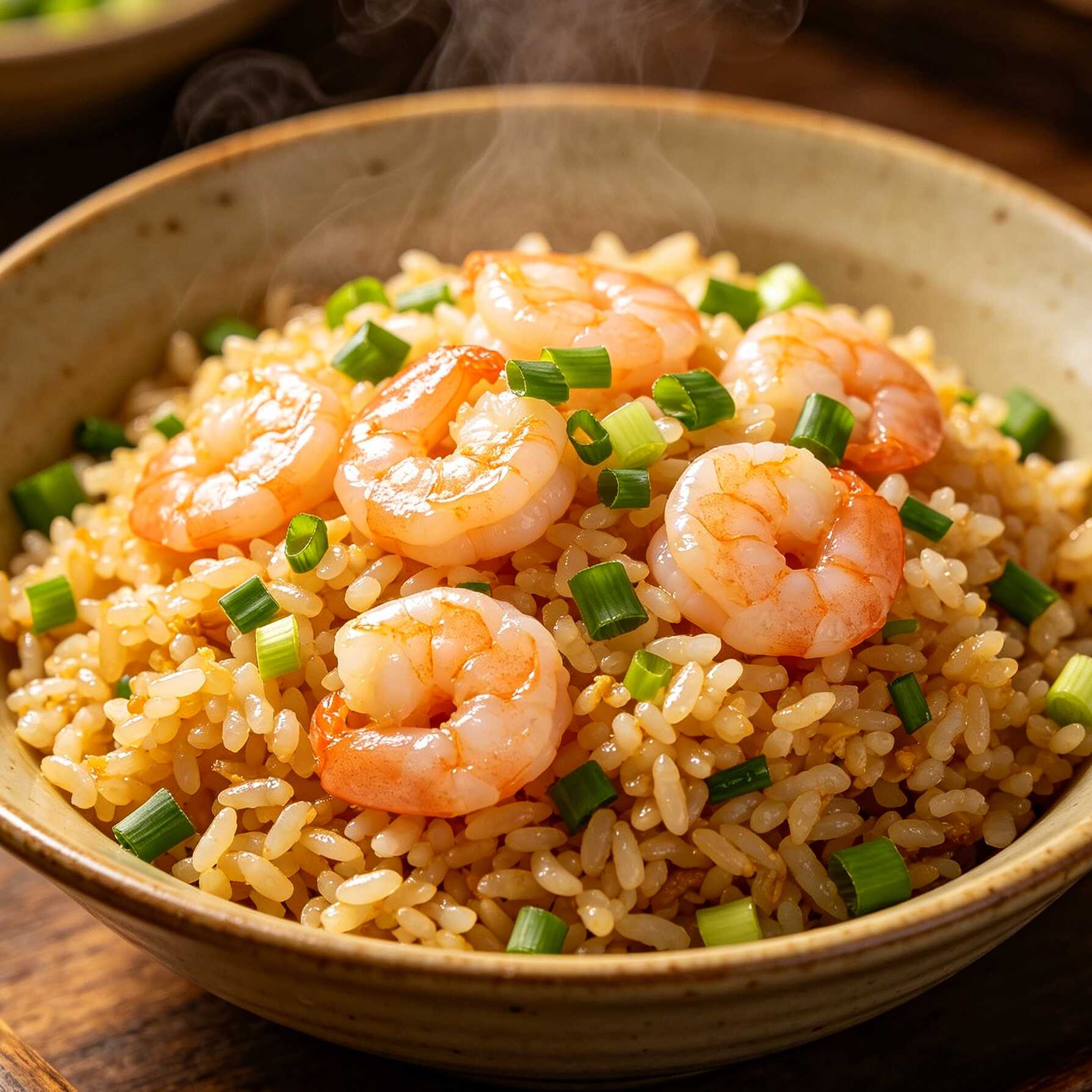 Arroz Frito con Camarón