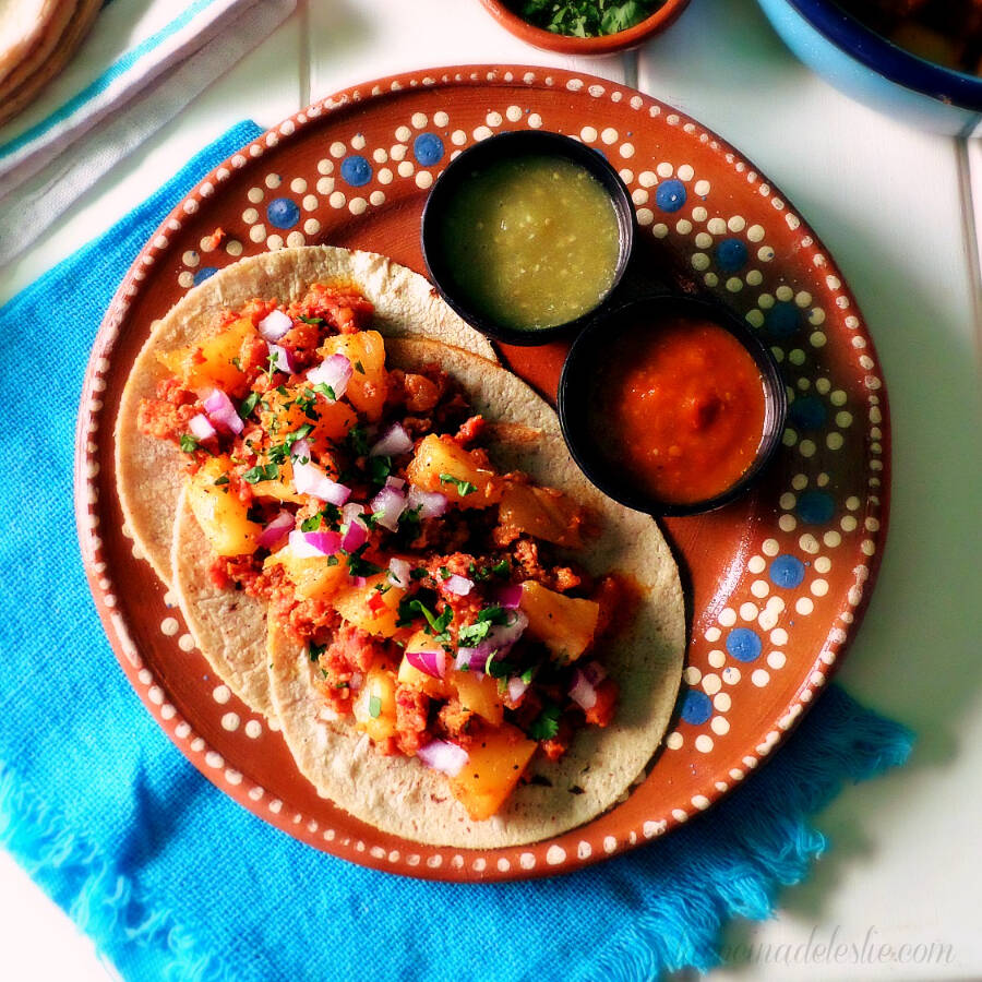taco de longaniza