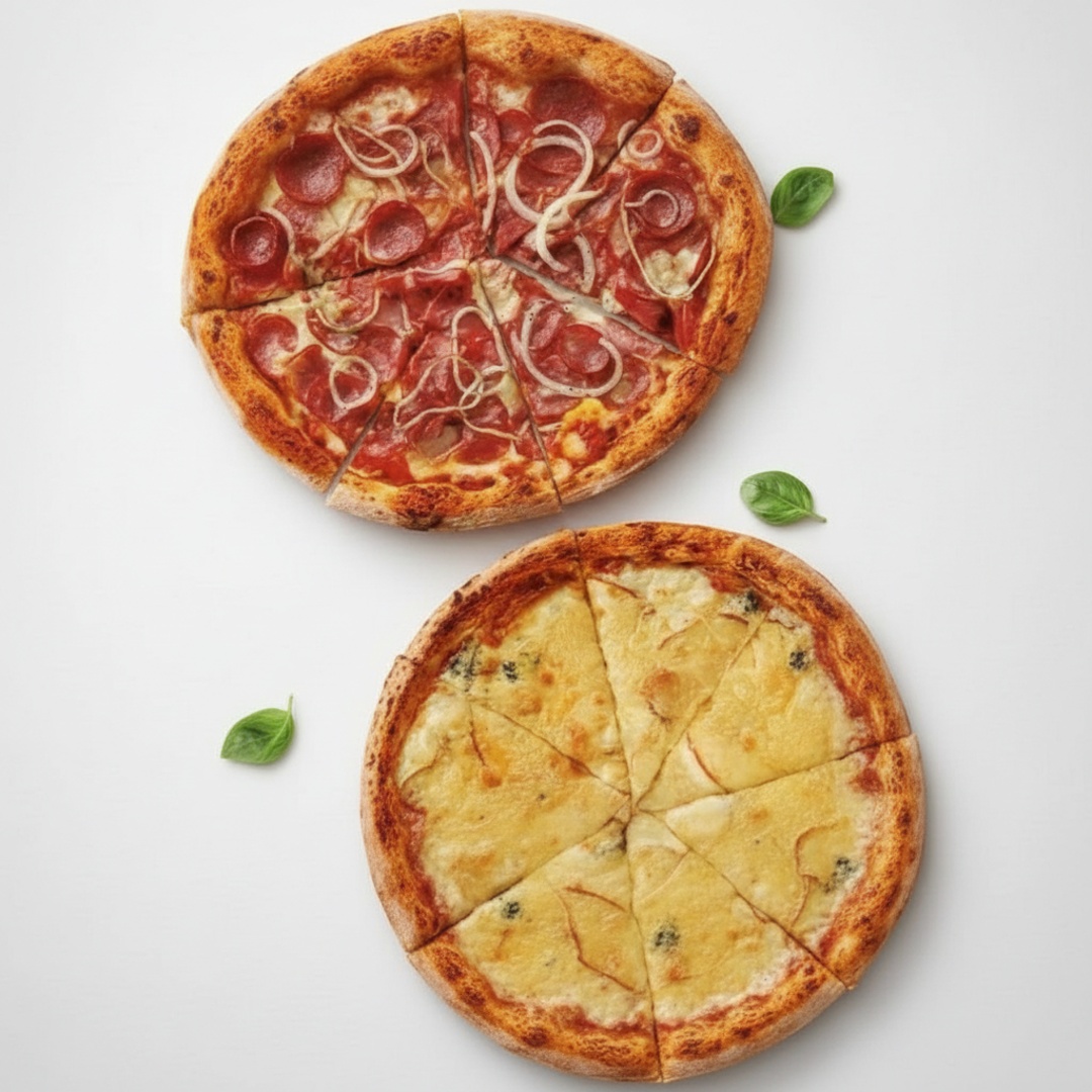2 pizzas Grande (30cm) qualquer sabor
" Taxa de entrega Grátis "