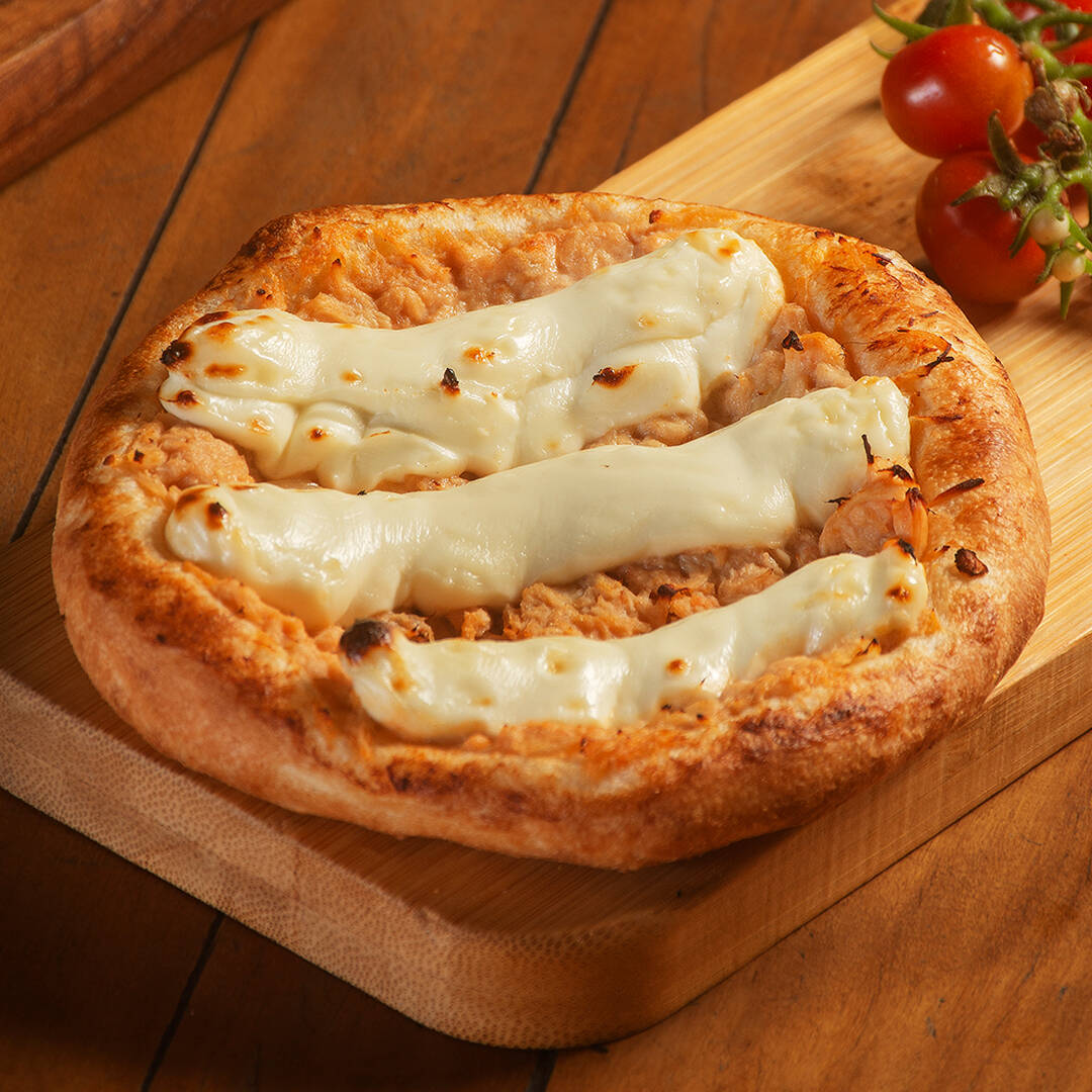 Carne artesanal com cream cheese