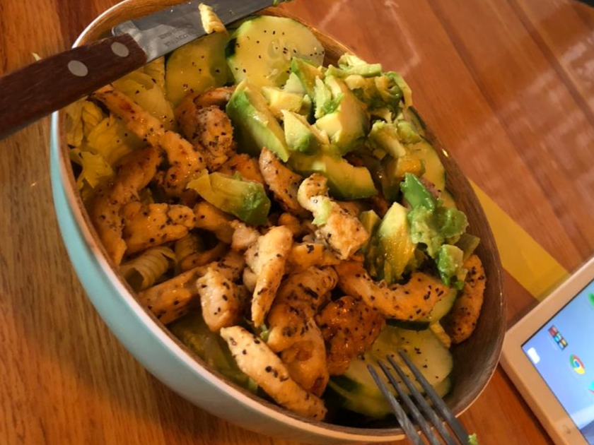 Ensalada de Pollo Pimienta Limon