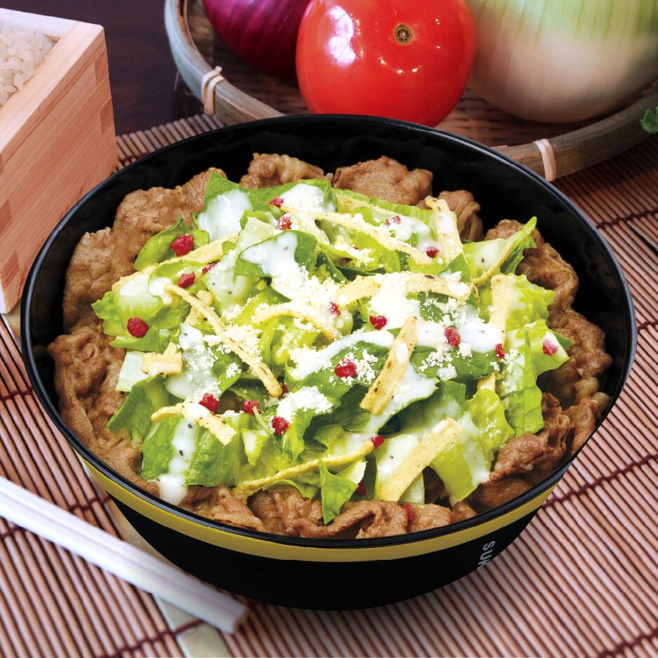 Gyudon Ensalada César
