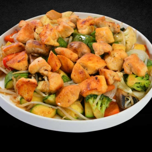 Teppanyaki de pollo