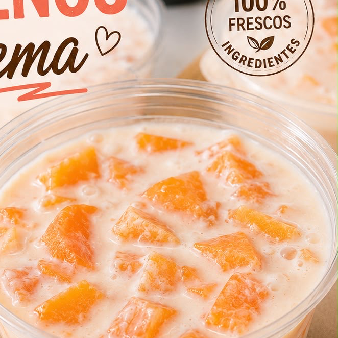 Durazno con Crema
