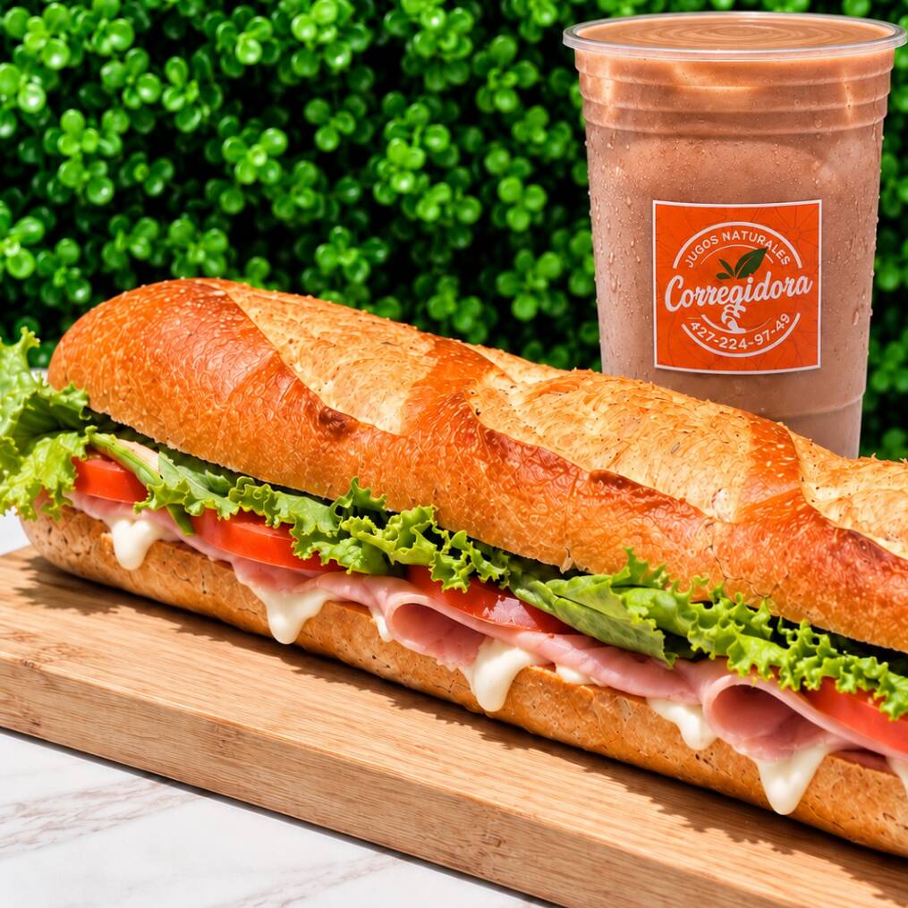 Baguette + Licuado🥖🥤