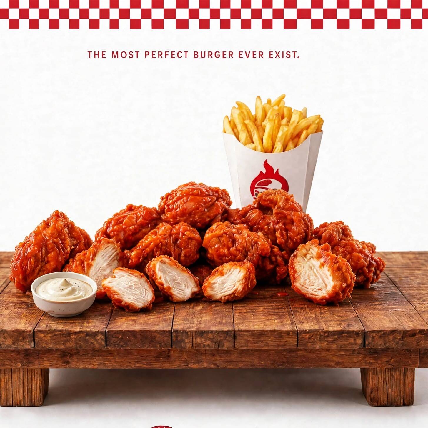 25 Boneless And Fries