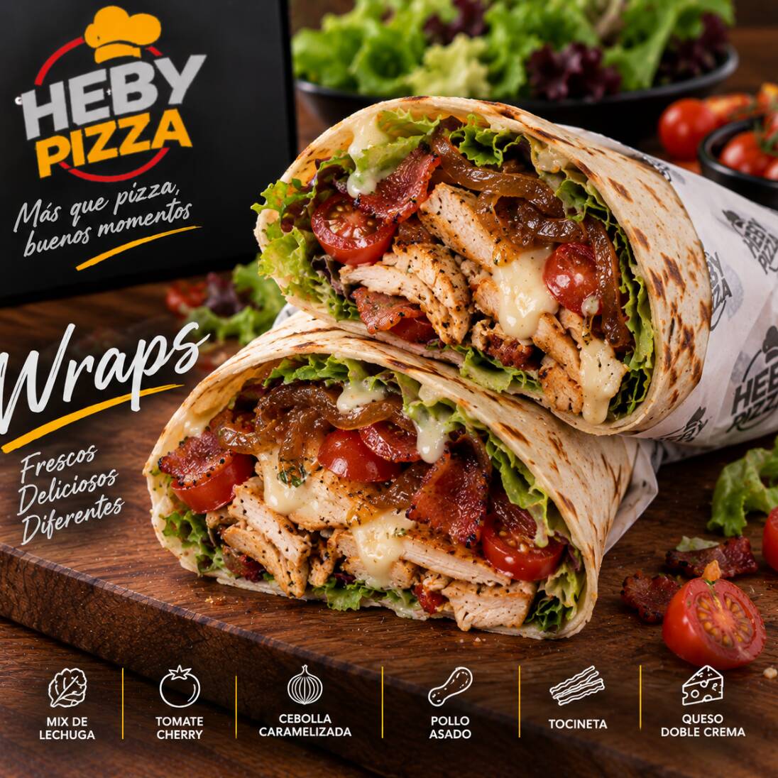 Wraps de Pollo