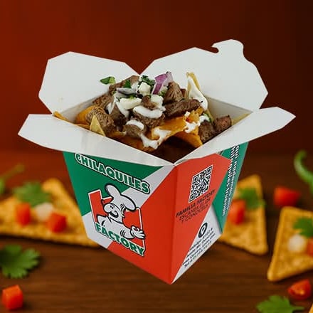 Chilaqleta con Bistec