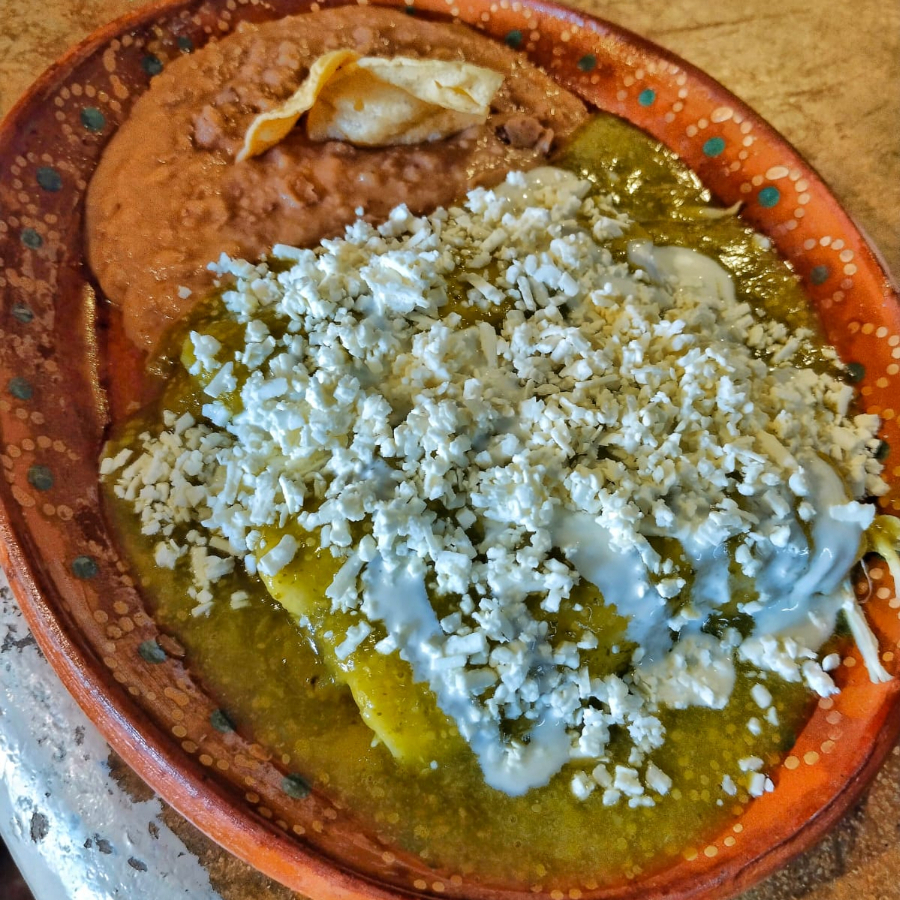 Enchiladas Verdes