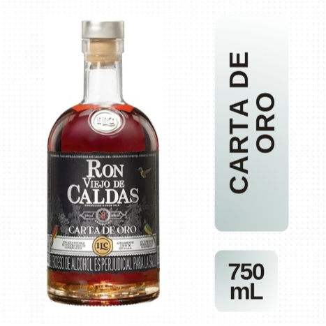 Botella Ron Viejo De Caldas 8 Años