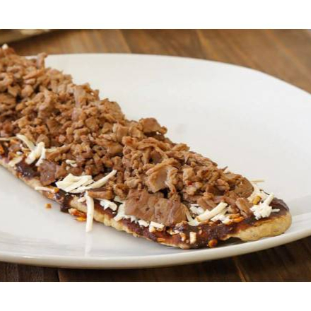 Huarache Bistec + papas fritas