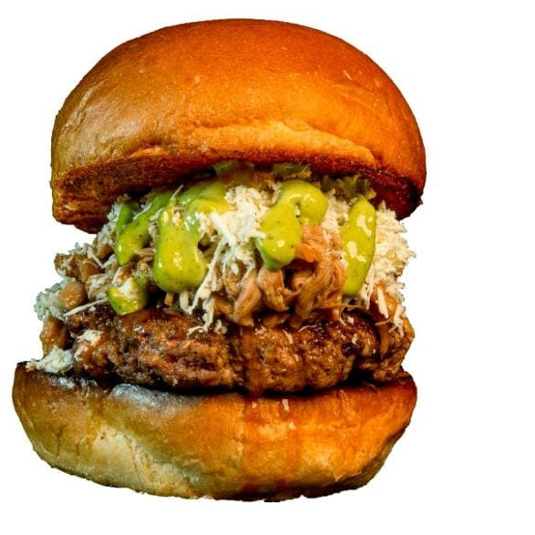 Combos Hamburguesa Pulled Pork + Papas + Bebida