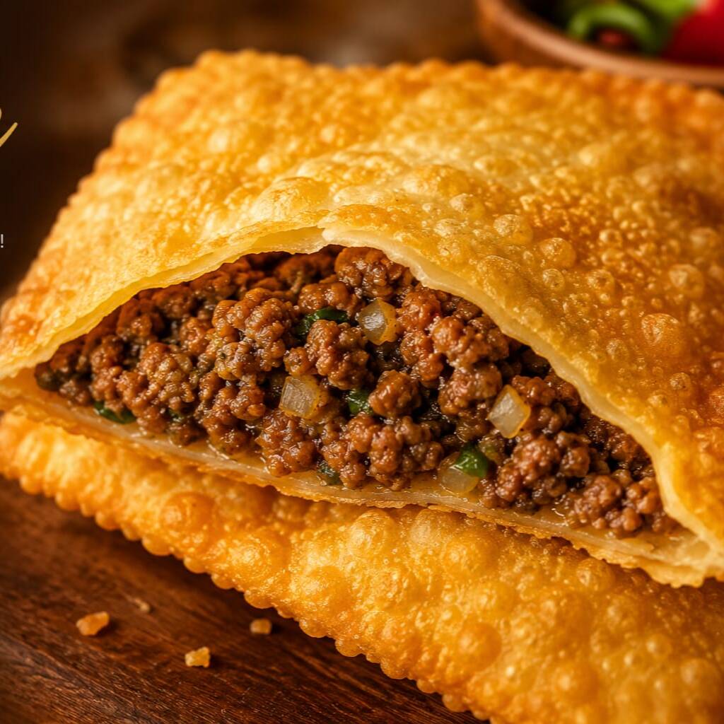 O clássico nunca sai de moda! Massa fina, leve e extremamente crocante, frita na medida certa até ficar dourada e sequinha. Recheio suculento de carne moída bem temperada, refogada com cebola, alho, salsinha e um toque especial que realça ainda mais o sabor.