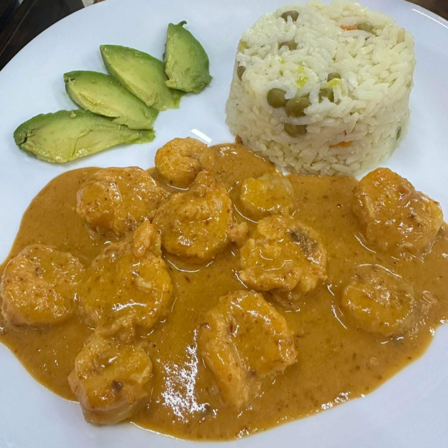 Camarones en Crema de Chipotle